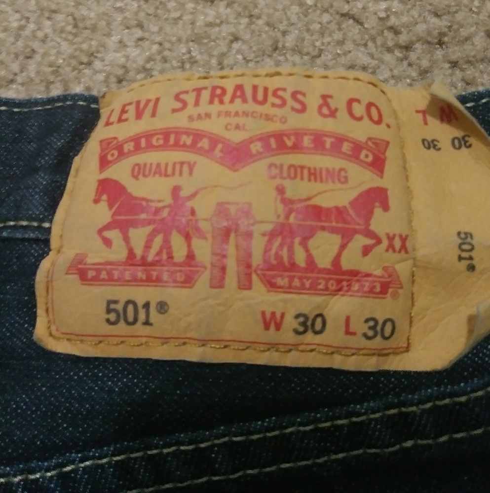 Levis 501 Original Fit Jeans